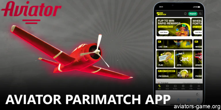 Parimatch Aviator App for gamblers from India